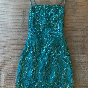 Sparkle Sequin Mini Dress